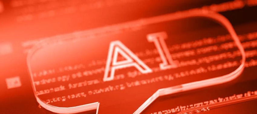 Illustration showing artificial intelligence on hidden networks
