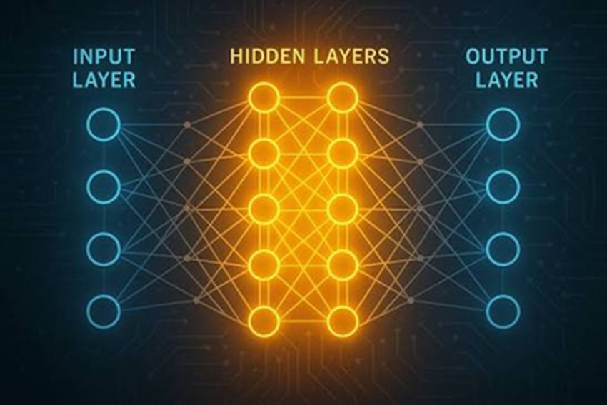 Deep search showing surface web deep web and dark web layers