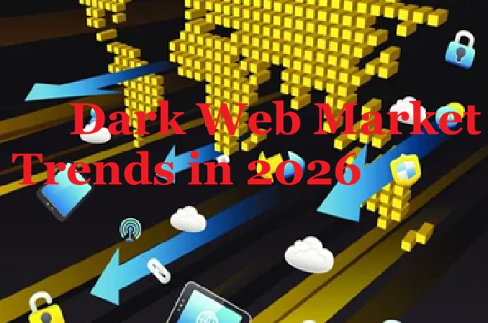 Dark web market trends in 2026 showing marketplace fragmentation and encrypted communication