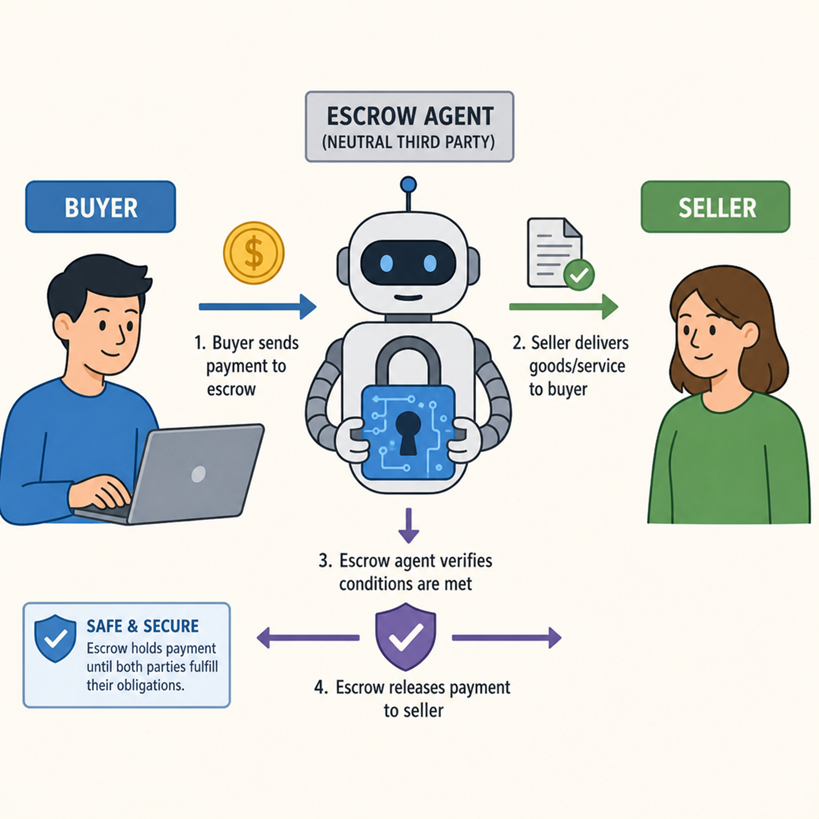 Dark web escrow services
