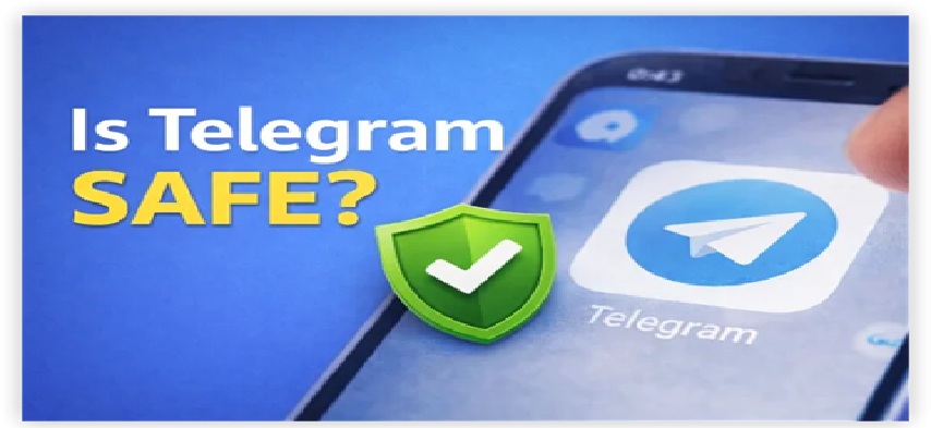 Telegram privacy risks and messaging security illustration