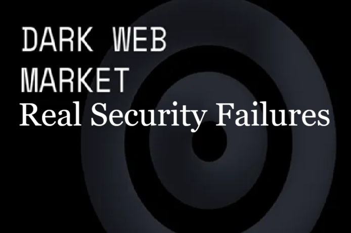 Security risks affecting dark web markets including phishing, scams, and operational failures